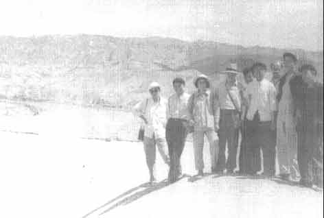 Наукові співробітники Китайсько-радянського загону в пустелі Алашань